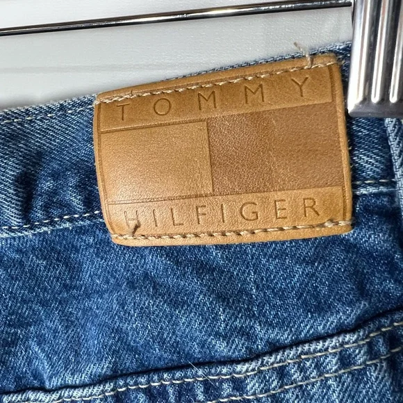 Vintage Tommy Hilfiger Blue Denim Mini Skirt - Picture 3 of 5